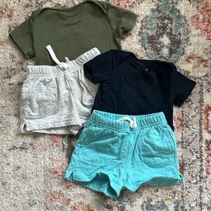 Set of Onesies and Shorts